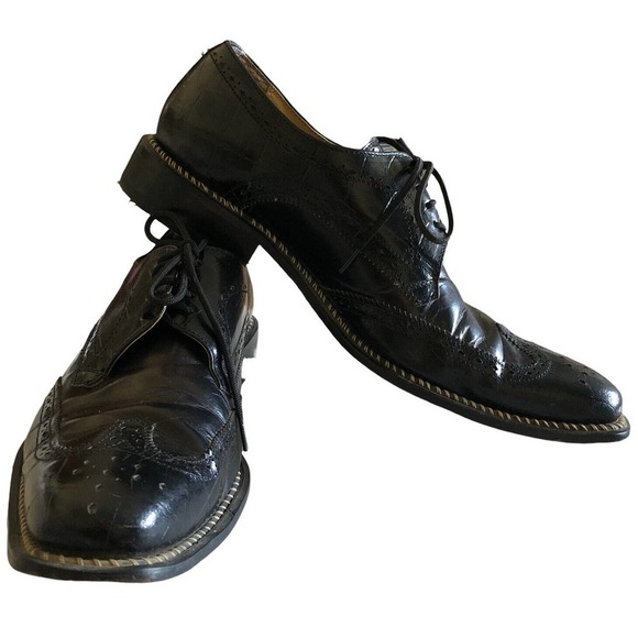 Giorgio Brutini Mens 210851 Caster Wing Tip Oxford Dress Shoes Black Size 10 M main image 4